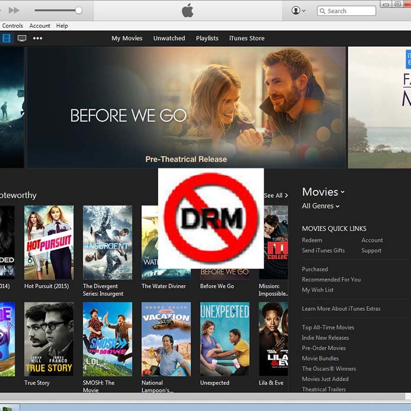 iTunes DRM Movie
