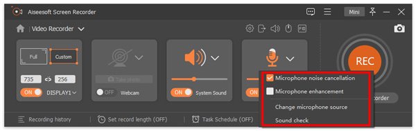 audio source option